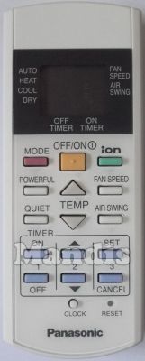 T&eacute;l&eacute;commande d'origine PANASONIC CWA75C2604