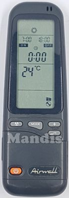 T&eacute;l&eacute;commande d'origine AIRWELL RC-3