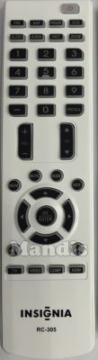 T&eacute;l&eacute;commande d'origine INSIGNIA RC-305 (098GRASWBNEBYA)