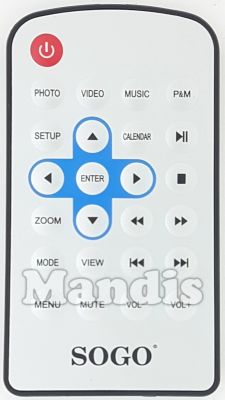 T&eacute;l&eacute;commande d'origine SOGO REMCON1645