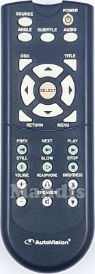 T&eacute;l&eacute;commande d'origine AUTOVISION 312124792071