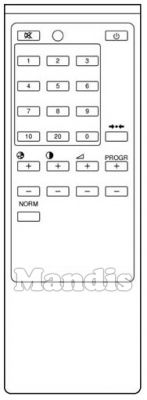 Télécommande d'origine SONY RM 614 (A1009106A)