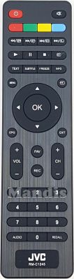 T&eacute;l&eacute;commande d'origine JVC RM-C1245 (504Q4010106)