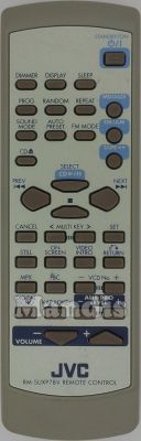 Télécommande d'origine JVC RM-SUXP78V