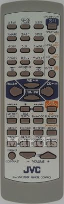 Télécommande d'origine JVC RM-SNXMD1R