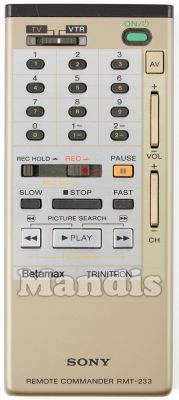 Télécommande d'origine SONY RMT-233 (A6765646A) Télécommande d'origine SONY RMT-233 (A6765646A)