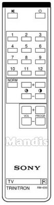 Télécommande d'origine SONY RM 656 (A1470810A) Télécommande d'origine SONY RM 656 (A1470810A)