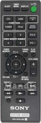 Télécommande d'origine SONY RM-AMU186