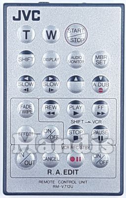 T&eacute;l&eacute;commande d'origine JVC R.A.Edit (RM-V712U)
