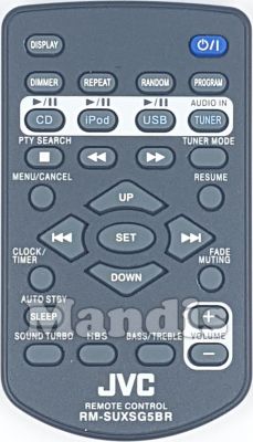 T&eacute;l&eacute;commande d'origine JVC RM-SUXSG5BR