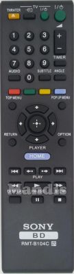Télécommande d'origine SONY RMT-B104C