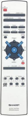 Télécommande d'origine SHARP RRMCG0044SJSA