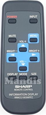 Télécommande d'origine SHARP RRMCG1003MPPZ