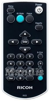 T&eacute;l&eacute;commande d'origine RICOH PJWX4141