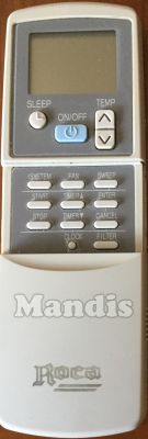 T&eacute;l&eacute;commande d'origine ROCA DFM-50B