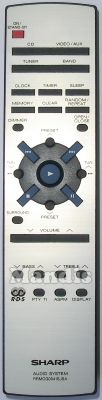 Télécommande d'origine SHARP RRMCG0041SJSA