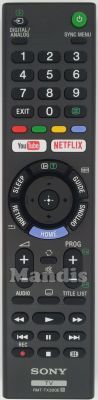 T&eacute;l&eacute;commande d'origine SONY RMT-TX300E (149331411)