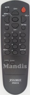 Télécommande d'origine YOUMOT SR2016