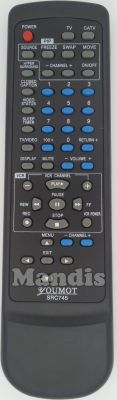 T&eacute;l&eacute;commande d'origine YOUMOT SRC745
