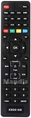 T&eacute;l&eacute;commande d'origine SATXTREM X800HD