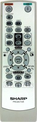 Télécommande d'origine SHARP RRMCGA664WJSA