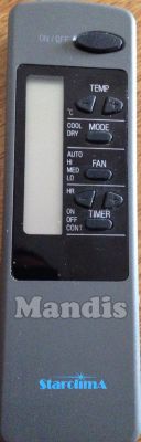 T&eacute;l&eacute;commande d'origine STAR CLIMA Star001