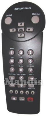 Télécommande d'origine GRUNDIG RC826400 (45066770) Télécommande d'origine GRUNDIG RC826400 (45066770)