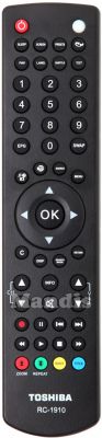 Télécommande d'origine TOSHIBA RC1910 (20573440)