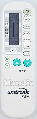 T&eacute;l&eacute;commande d'origine SANYO Unitronic Air