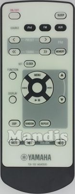Télécommande d'origine YAMAHA TSX-120 (WQ455200)