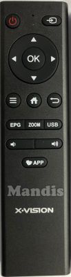 T&eacute;l&eacute;commande d'origine X.VISION 06-B88W16