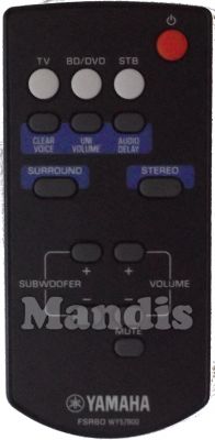 T&eacute;l&eacute;commande d'origine YAMAHA FSR60 (WY578000)