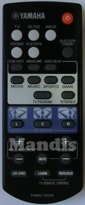 Télécommande d'origine YAMAHA FSR80 (ZG807600)