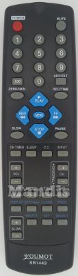 T&eacute;l&eacute;commande d'origine YOUMOT SR1443