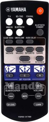 Télécommande d'origine YAMAHA FSR82 (ZK776900)
