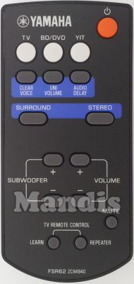 Télécommande d'origine YAMAHA FSR62 (ZC949400)