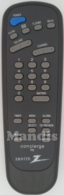 T&eacute;l&eacute;commande d'origine ZENITH SC3492