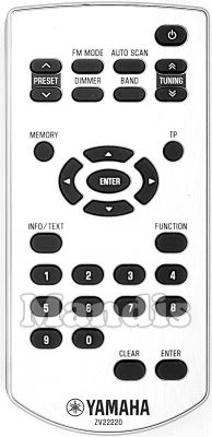 Télécommande d'origine YAMAHA ZV22220 (ZV222200)