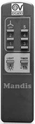 Télécommande d'origine VORTICE TELENORDIK 5T (22387)