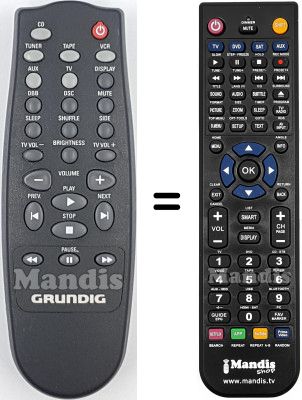 Télécommande équivalente 313914855651