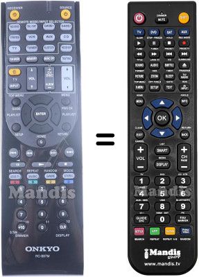 T&eacute;l&eacute;commande &eacute;quivalente RC-897M