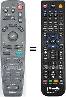 Télécommande équivalente 6006170