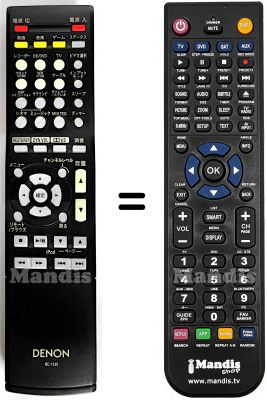 Télécommande équivalente RC-1125