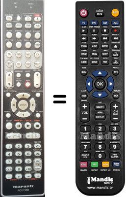 Télécommande équivalente Marantz RC013SR