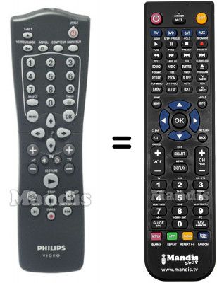 Télécommande équivalente RT25113104 Télécommande équivalente RT25113104