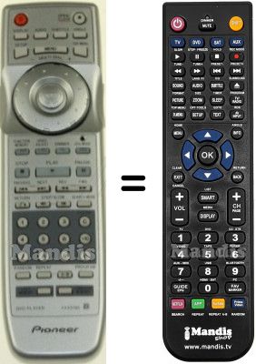 Télécommande équivalente Pioneer VXX2785