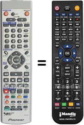 Télécommande équivalente Pioneer AXD7417
