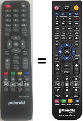 Télécommande équivalente 2200-ED040009