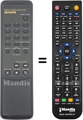 Télécommande équivalente RC-C202