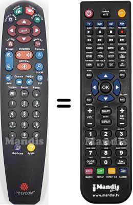 T&eacute;l&eacute;commande &eacute;quivalente REMCON2222